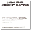 Songs from Midnight Matinee